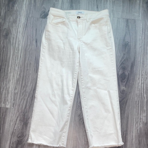 Sonoma Denim - Sonoma White Cropped Straight-Leg Jeans